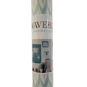 Waverly Inspirations DIY and Decor Solid #95159 Sky Lattice Paper Roll 10 Feet